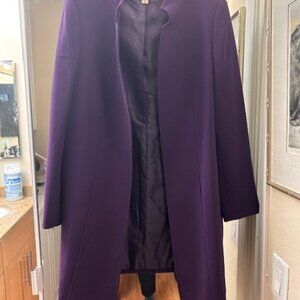 Purple Tahari tunic jacket